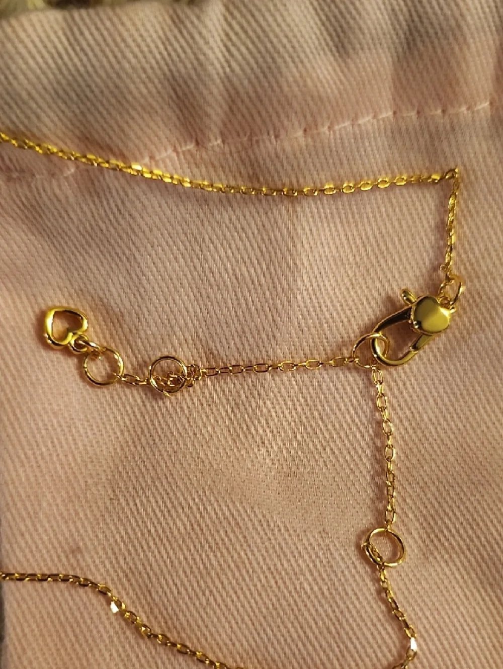 Kate Spade Gold-Tone Necklace with Light Amethyst Stone & Matching Stud Earrings - Picture 5 of 6